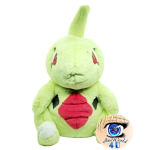Officiële Pokemon center knuffel Fluffy Larvitar 40cm comfy friends